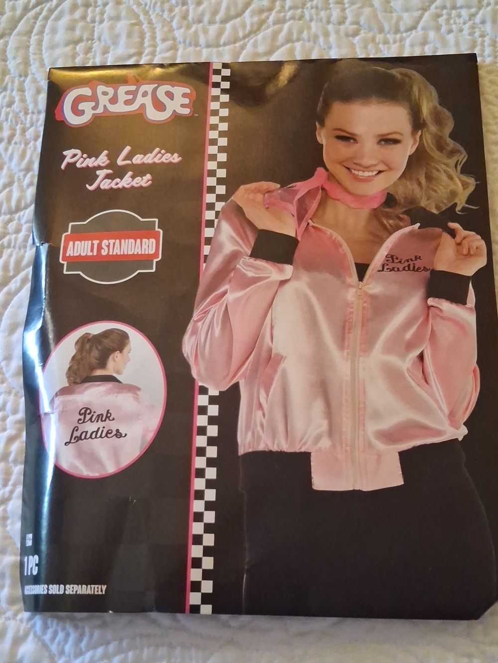 Grease Pink Ladies Satin Bomber Jacket - Pink
